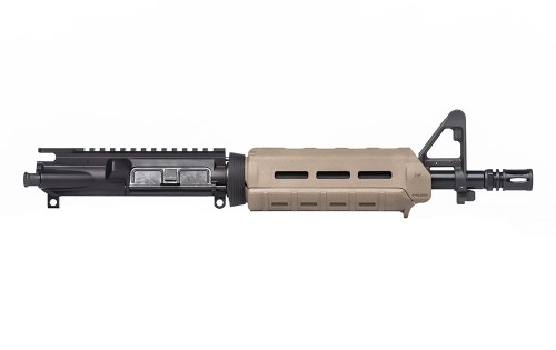 AR15 Complete Upper, 10.5" 5.56 Carbine Barrel w/ Pinned FSB, MOE® M-LOK® Carbine Handguard - FDE