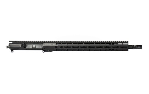 M4E1 Threaded 18" .223 Wylde QPQ Rifle Length Complete Upper Receiver w/ 16.6" M-LOK ATLAS R-ONE Handguard - Anodized Black