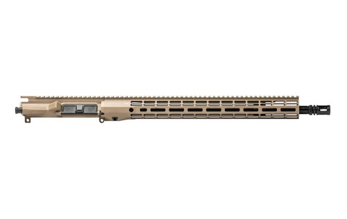 M4E1 Threaded 18" .223 Wylde QPQ Rifle Length Complete Upper Receiver w/ 16.6" M-LOK ATLAS R-ONE Handguard - Magpul FDE Cerakote
