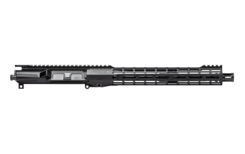 M4E1 Threaded 12.5" 5.56 Carbine Length Complete Upper Receiver w/ ATLAS S-ONE Handguard - Anodized Black