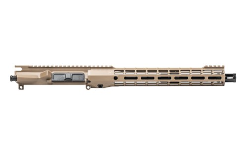M4E1 Threaded 12.5" 5.56 Carbine Length Complete Upper Receiver w/ ATLAS S-ONE Handguard - Magpul FDE Cerakote