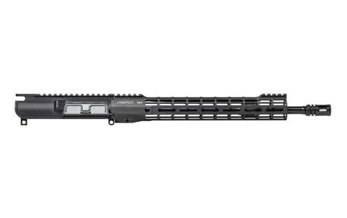 AR15 Complete Upper w/ No Forward Assist, 14.7" 5.56 Mid Pencil Barrel, 12" M-LOK ATLAS S-ONE Handguard - Anodized Black