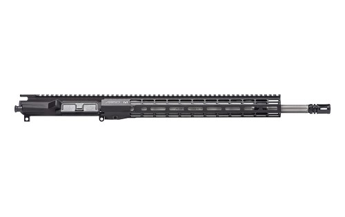 M4E1 Threaded 18" .223 Wylde Fluted Complete Upper Receiver w/ ATLAS R-ONE Handguard - Anodized Black