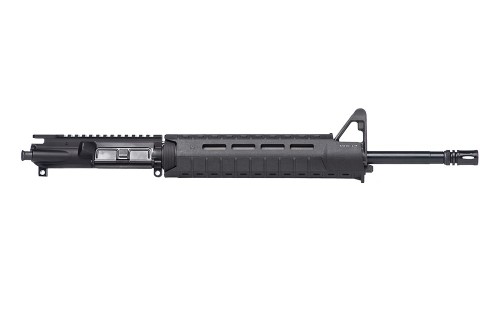 AR15 Complete Upper, 16" 5.56 Mid-Length Barrel w/ Pinned FSB, MOE SL® Mid-Length - Black
