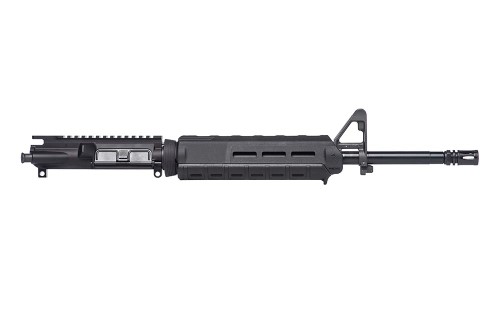 AR15 Complete Upper, 16" 5.56 Mid-Length Barrel w/ Pinned FSB, MOE® Mid-Length - Black