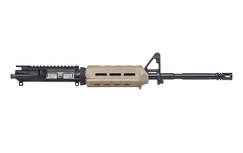 AR15 Complete Upper, 16" 5.56 Carbine Barrel w/ Pinned FSB, MOE® Carbine - FDE