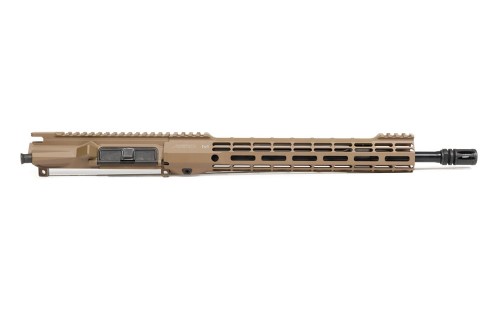 M4E1 Threaded 14.7" 5.56 Pencil Complete Upper Receiver w/ ATLAS S-ONE Handguard - Magpul FDE Cerakote