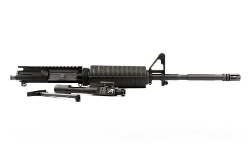 AR15 Complete Upper, 16" 5.56 Carbine Barrel w/ Pinned FSB, M4 Handguard (Includes BCG & CH)