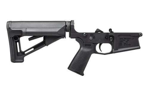 M5 (.308) Complete Lower Receiver w/ Magpul MOE & STR - Anodized Black