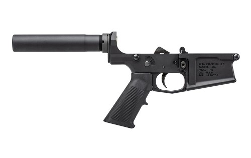 M5 (.308) Pistol Complete Lower Receiver w/ A2 Grip - Anodized Black