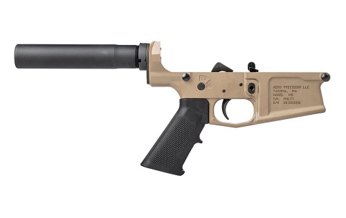 M5 (.308) Pistol Complete Lower Receiver w/ A2 Grip - FDE Cerakote