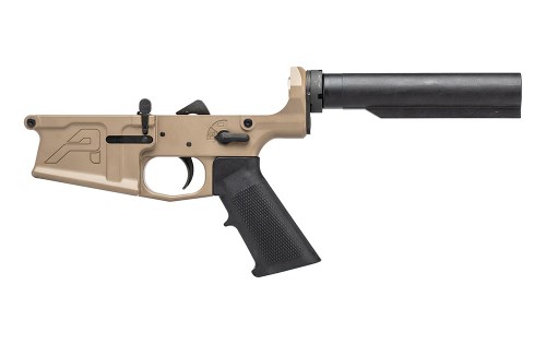 M5 (.308) Carbine Complete Lower Receiver w/ A2 Grip, No Stock - FDE Cerakote