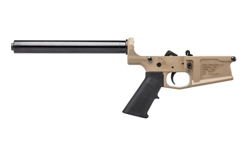 M5 (.308) Rifle Complete Lower Receiver w/ A2 Grip, No Stock - FDE Cerakote