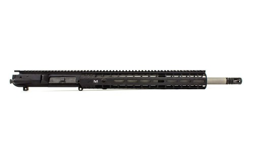 M5E1 Enhanced 18" 6.5 Creedmoor Stainless Steel Complete Upper Receiver - 15" M-LOK, Anodized Black