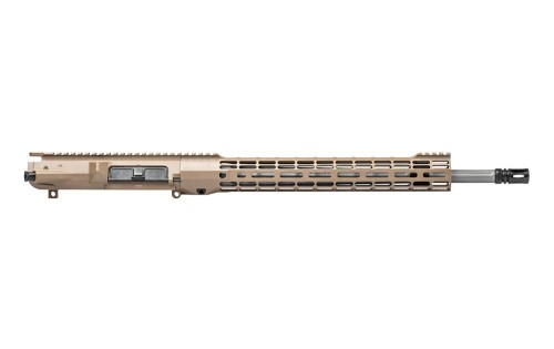 M5 18" .308 SS Fluted Complete Upper Receiver w/ ATLAS S-ONE Handguard, Magpul FDE Cerakote