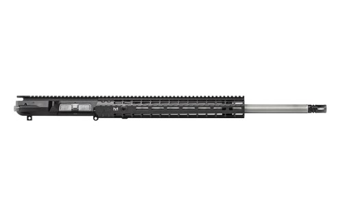 M5E1 22" 6.5 Creedmoor SS Fluted Complete Upper Receiver, Anodized Black