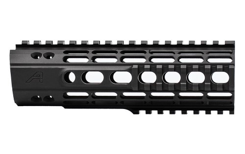 AR15 Enhanced Quad Rail Handguards, Gen 2 - 7.3" - Standard Upper - Anodized Black