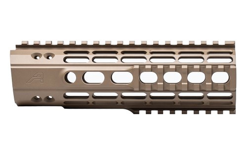 AR15 Enhanced Quad Rail Handguards, Gen 2 - 7.3" - Standard Upper - Magpul FDE Cerakote