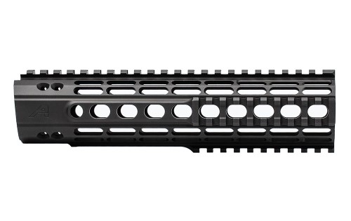 AR15 Enhanced Quad Rail Handguards, Gen 2 - 9.3" - Standard Upper - Anodized Black