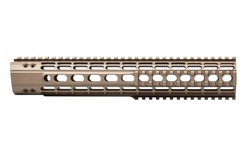 AR15 Enhanced Quad Rail Handguards, Gen 2 - 12.7" - Standard Upper - Magpul FDE Cerakote