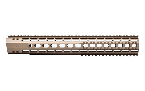 AR15 Enhanced Quad Rail Handguards, Gen 2 - 15" - Enhanced Upper - Magpul FDE Cerakote