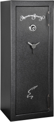 8-8-14+1 Gun Safe, 120 Minute Fire, Black Textured Finish with Chrome Hardware, Combination Dial, 751lbs