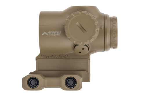 Primary Arms SLx 1X MicroPrism Scope - Red Illuminated ACSS Cyclops Reticle - Gen II - Flat Dark Earth