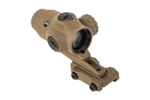 Primary Arms SLx 3X MicroPrism Scope - Red Illuminated ACSS Raptor Reticle - 5.56/.308 - Yard - FDE