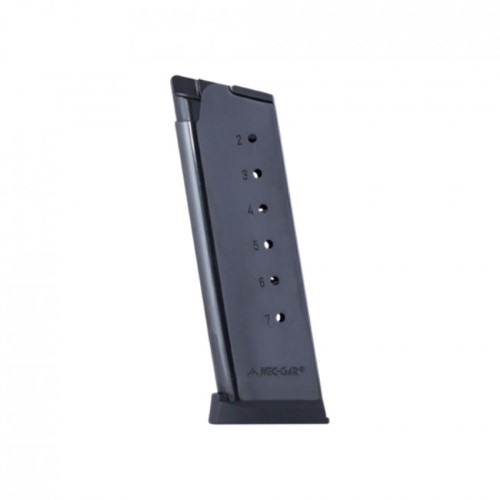 COLT OFFICER'S 1911 MAGAZINE - 45 ACP, 7 ROUNDS W/PLASTIC REMOVABLE BUTTPLATE & FOLLOWER