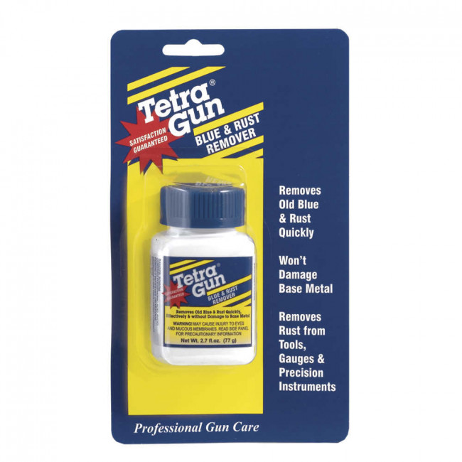 TETRA GUN BLUE AND RUST REMOVER - 2.7OZ - BLISTER PACK