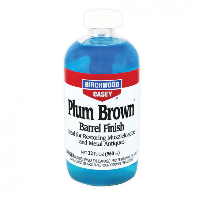 PLUM BROWN™ BARREL FINISH - 32 FL OZ GLASS BOTTLE