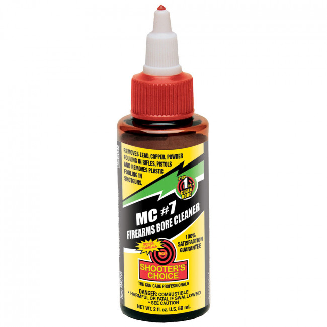 MC #7 BORE CLEANER AND CONDITIONER - 2 OZ. SPECIAL RESIN BOTTLE W/ APPLICATOR SPOUT