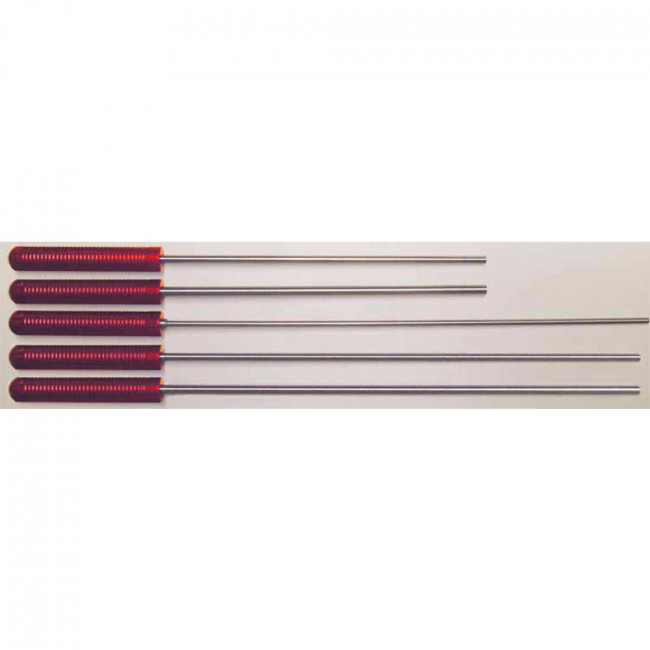 MICRO-POLISHED STAINLESS STEEL CLEANING ROD - 26" SHORT RIFLE, .27 CALIBER & UP