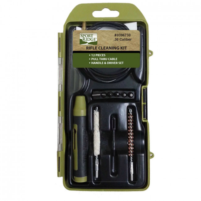 RIFLE CLEANING KIT - 12 PIECE - 22 CAL