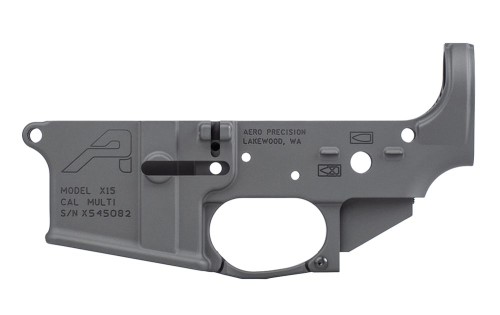 AR15 Stripped Lower Receiver, Gen 2 w/ Trigger Guard - Sniper Grey Cerakote