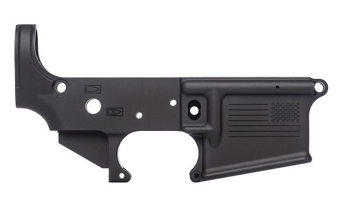 AR15 Stripped Lower Receiver, Special Edition: Freedom - Anodized Black