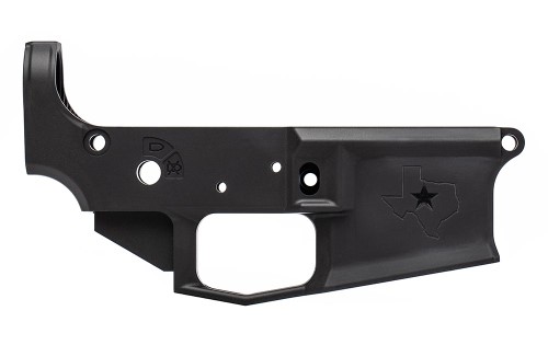 M4E1 Stripped Lower Receiver, Special Edition: Texas - Anodized Black