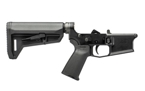 M4E1 Complete Lower Receiver w/ MOE Grip & SL-K Carbine Stock - Black/Black