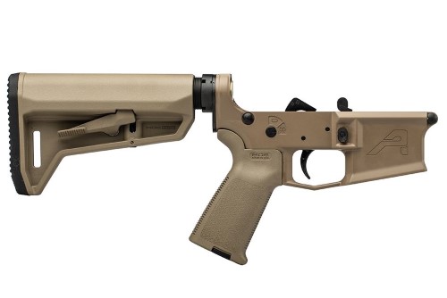 M4E1 Complete Lower Receiver w/ MOE Grip & SL-K Carbine Stock - FDE/FDE