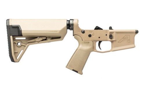 M4E1 Complete Lower Receiver w/ MOE Grip & SL-S Carbine Stock - FDE/FDE