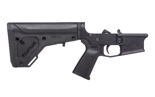 M4E1 Complete Lower Receiver w/ MOE® Grip & UBR® Gen2 Stock - Black/Black