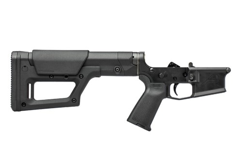 M4E1 Complete Lower Receiver w/ Magpul MOE Grip & PRS Lite Stock - Black/Black