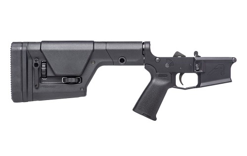 M4E1 Complete Lower Receiver w/ MOE® Grip & PRS® Gen3 Rifle Stock - Black/Black