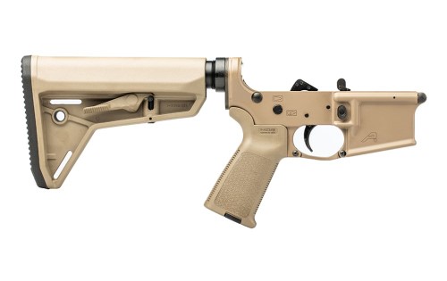 AR15 Complete Lower Receiver w/ MOE Grip & SL Carbine Stock - FDE/FDE