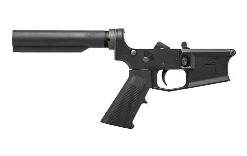 M4E1 Carbine Complete Lower Receiver w/ A2 Grip, No Stock - Anodized Black