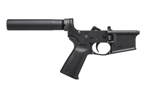 AR15 Pistol Complete Lower Receiver w/ Magpul™ MOE Grip - Anodized Black