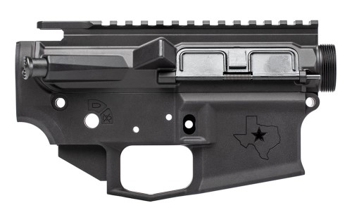 M4E1 Threaded Assembled Receiver Set, Special Edition: Texas - Anodized Black